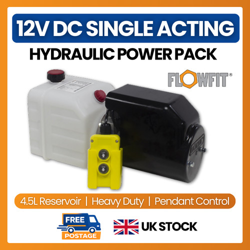 12v single acting hydraulic - acting,