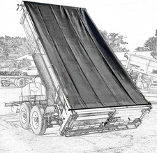 Dump Trailer Tarp 7'X16' -
