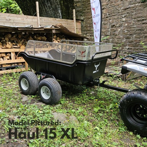 Quad bike tipping trailer - bike,
