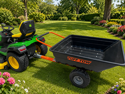 Tipping dump cart - dump, &