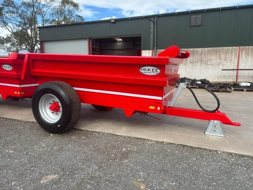 Mckee ton dump trailer - ton,